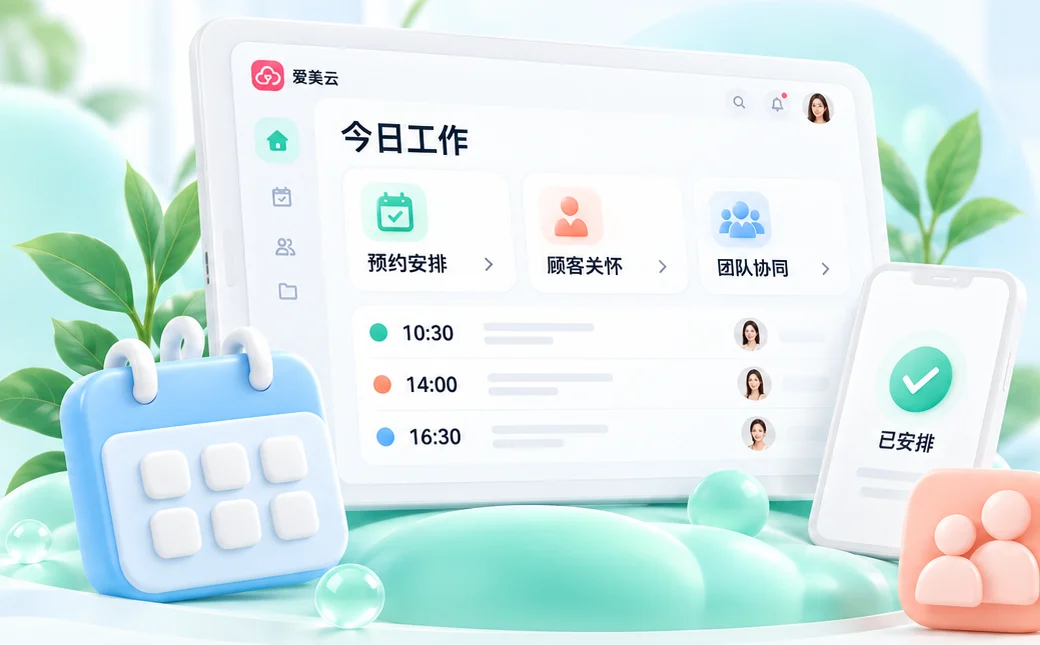 爱美云今日工作页